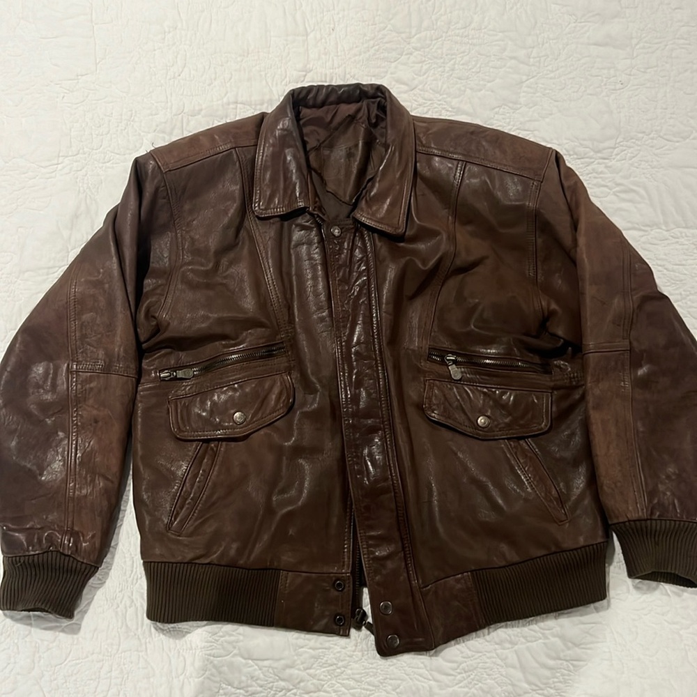 Roundtree &Yorke Leather Jacket